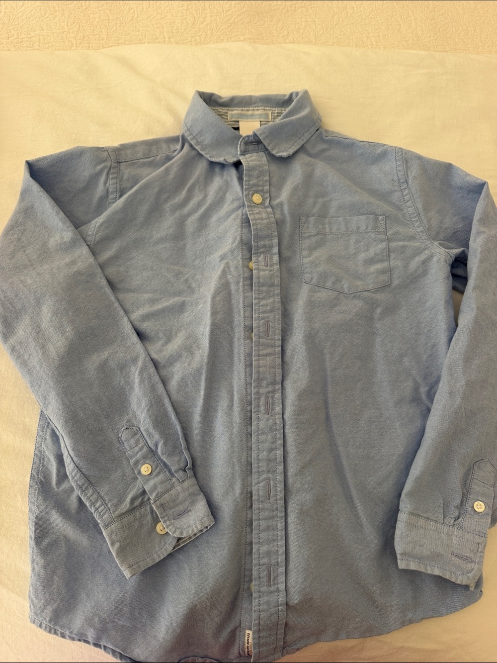 Janie and Jack Light Blue Button-Down Shirt